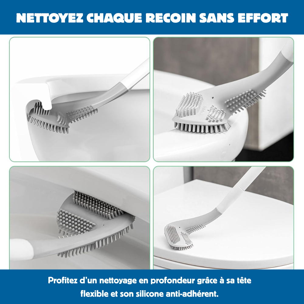 Brosse WC en Silicone – Flexible, Propre et Durable