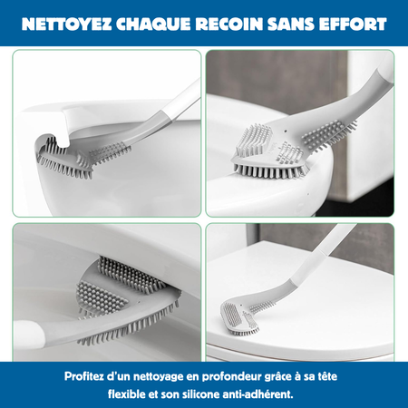 Brosse WC en Silicone – Flexible, Propre et Durable