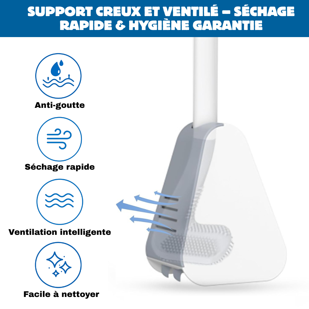 Brosse WC en Silicone – Flexible, Propre et Durable